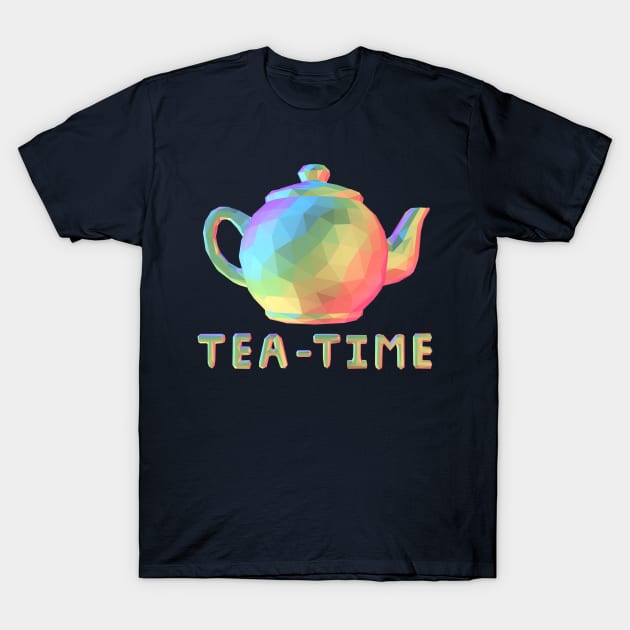 Rainbow Teapot Teatime T-Shirt by HaydenWilliams